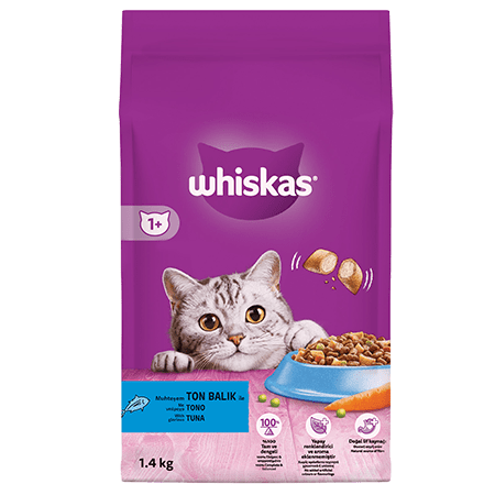 WHİSKAS KURU MAMA TON BALIKLI 1,4 KG*6